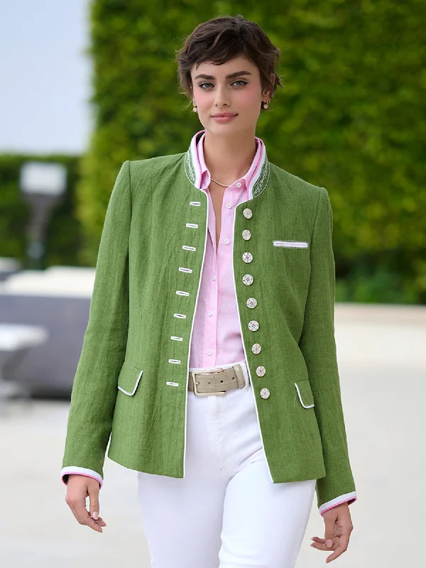 Women's Transitional Outfit Alt Aussee Linen Jacket