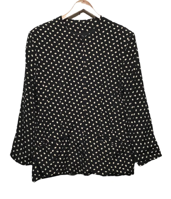 Women's Outfit For The Office Polka Dot Blouse/ Jacket (Size M)