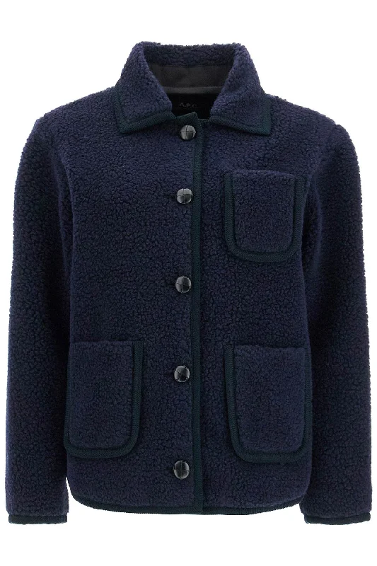 Women's Work Outfit For The Office A.P.C. esther bouclé wool bl