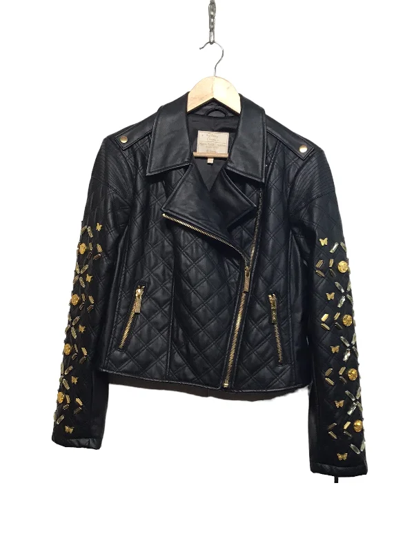 Women's Wardrobe Apparel Disney by Coco Rocha Embellished Faux Leather Jacket (Women's Size M) Women's Wardrobe Apparel Disney by Coco Rocha Embellished Faux Leather Jacket (Women's Size M)