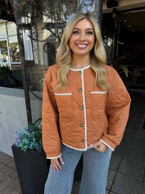 The Ultimate Fashion Sale – Stylish Looks For Less Terra Cotta Jacket