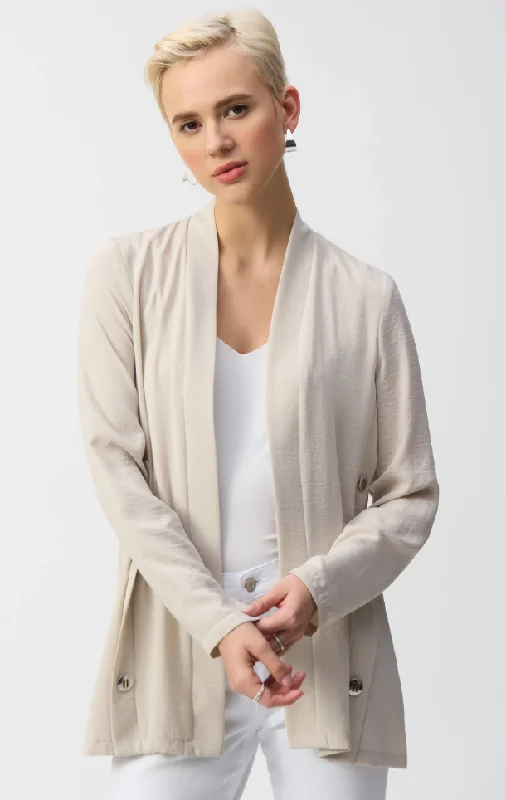 Timeless Women's Clothing JR Moonstone Open Front Jacket