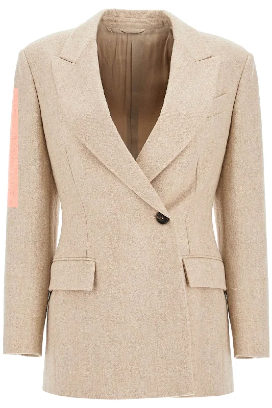 Women's Travel Outfit Set BRUNELLO CUCINELLI double-breasted wool and alpaca