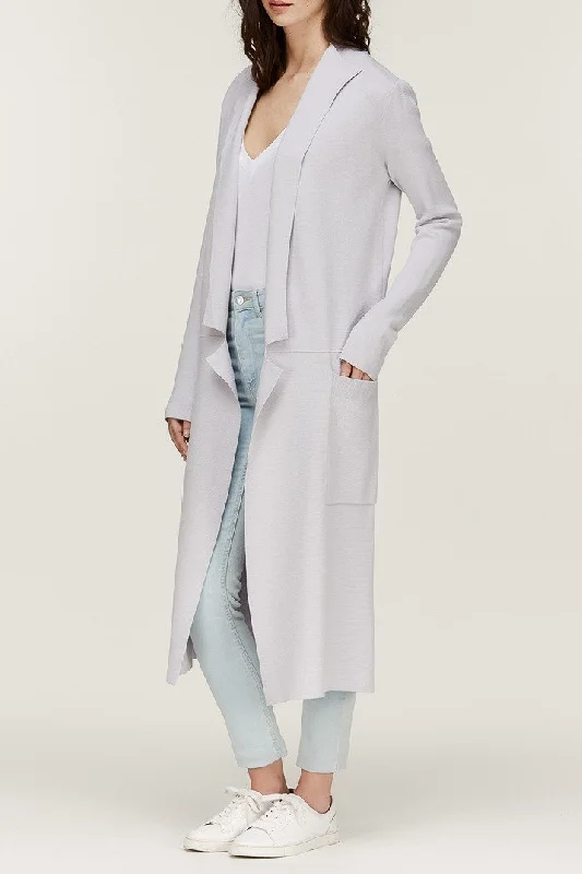 Women's Comfy Loungewear Outfit Annabella Straight-Fit Coatigan