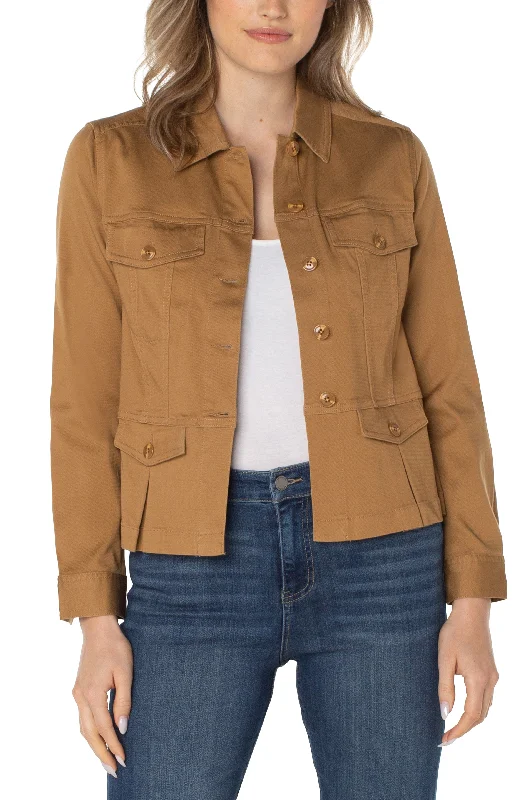 Women's Plus-Size Garments Peplum Jacket
