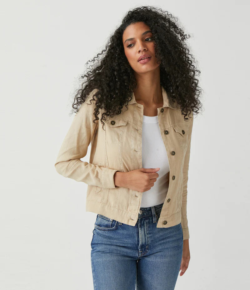 Women's Clothing For Travel Jean Linen Jacket
