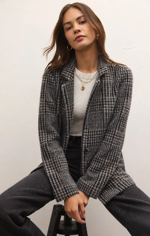 Women's Outerwear Clothing Roxanna Houndstooth Blazer
