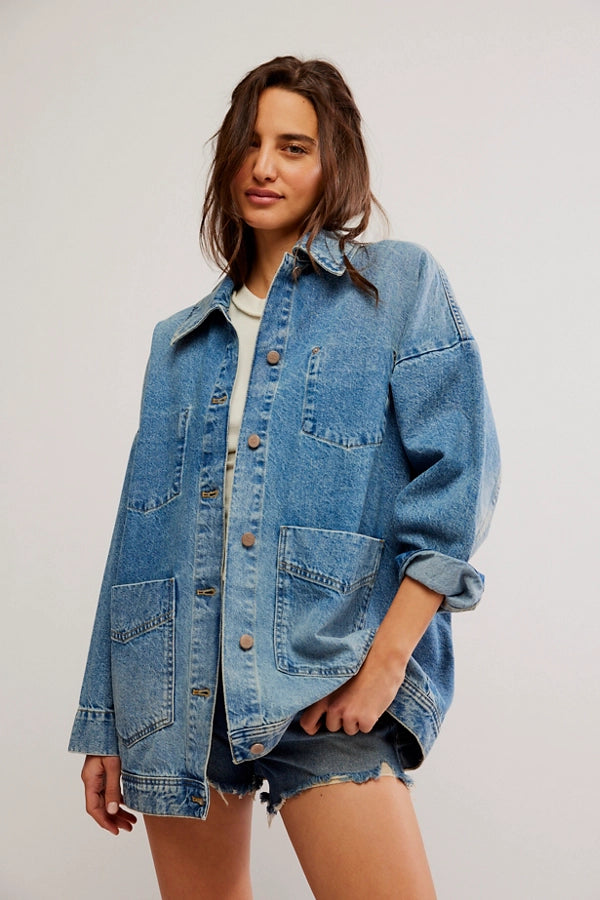 Stylish Women's Outfit Avery Denim Jacket