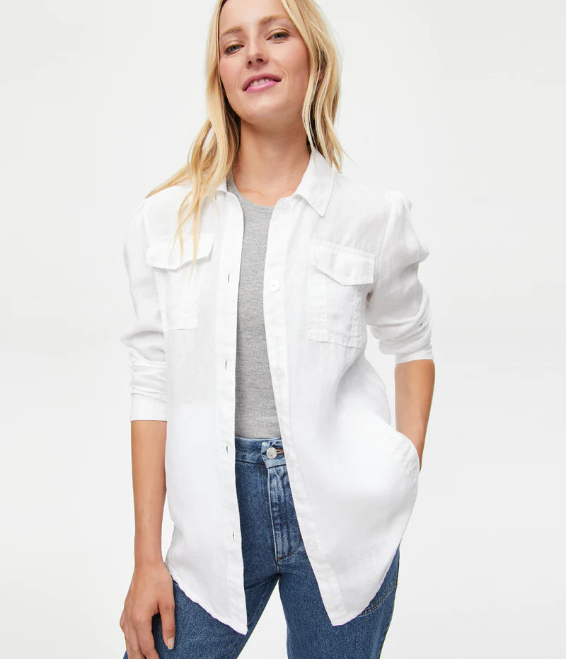 Women's Outerwear Clothing Jay Linen Shacket