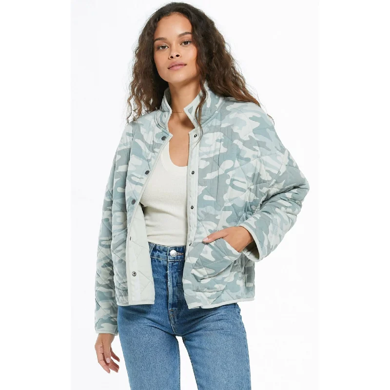 Chic And Affordable Fashion – Shop Now And Save Maya Camo Quilted Jacket