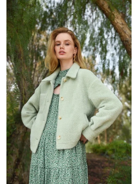 Casual Chic Clothing For Women Nate Cozy Cropped Jacket