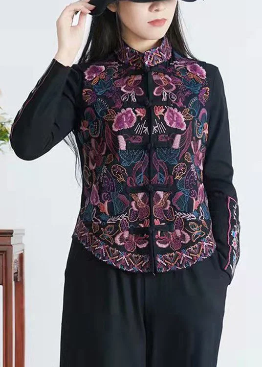 Limited-Time Clothing Sale – Grab Your Favorites Today Loose Black Embroideried Chinese Button Patchwork Linen Waistcoat Sleeveless Limited-Time Clothing Sale – Grab Your Favorites Today Loose Black Embroideried Chinese Button Patchwork Linen Waistcoat Sleeveless