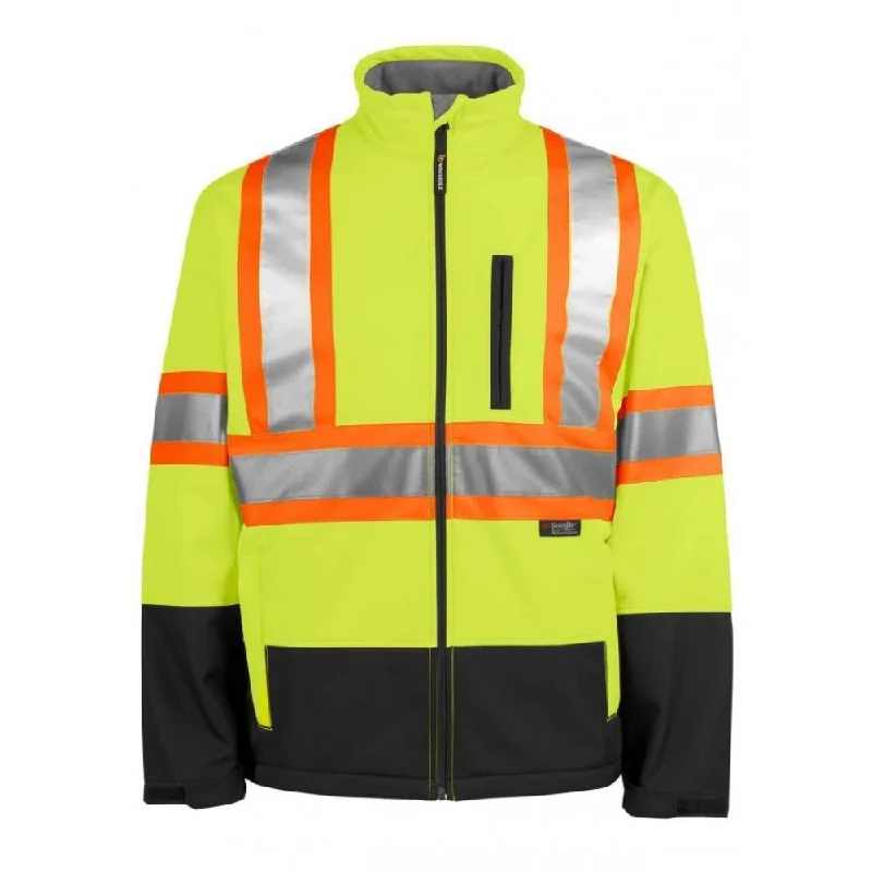 The Ultimate Fashion Sale – Stylish Looks For Less Terra Women's Hi Vis Softshell Jacket 116516WYL - Yellow