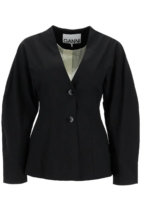 Women's Athletic Outfit GANNI lightweight fitted jacket