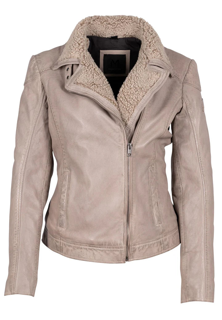 Women's Elegant Evening Outfit Jenja RF Leather Jacket