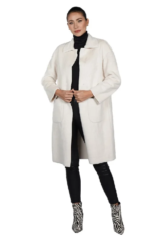 Vintage-Inspired Women's Apparel Ruben Fur Jacket