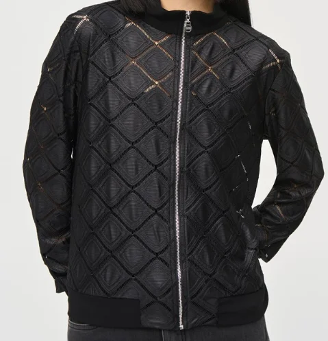 Affordable Women's Apparel JR Novelty Knit Boxy Jacket