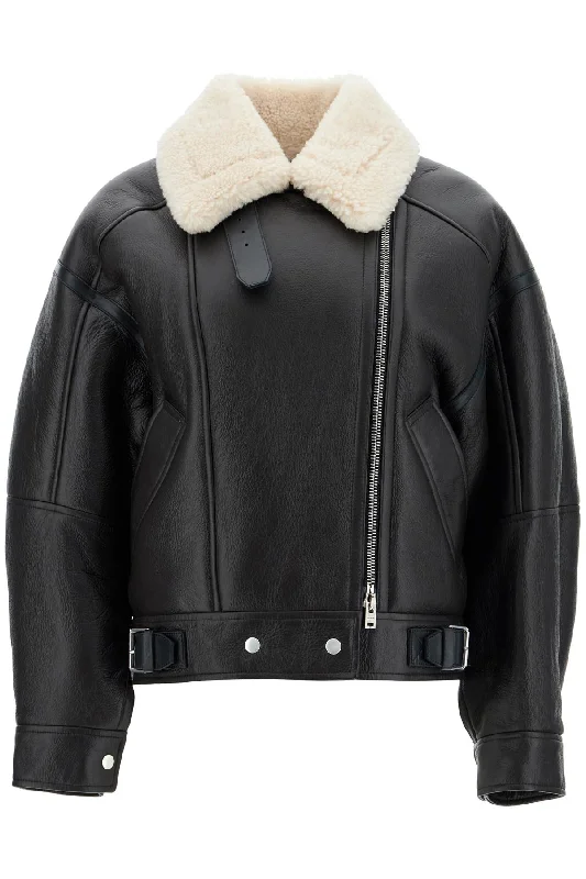 Women's Athleisure Apparel ACNE STUDIOS oversized shearling jacket