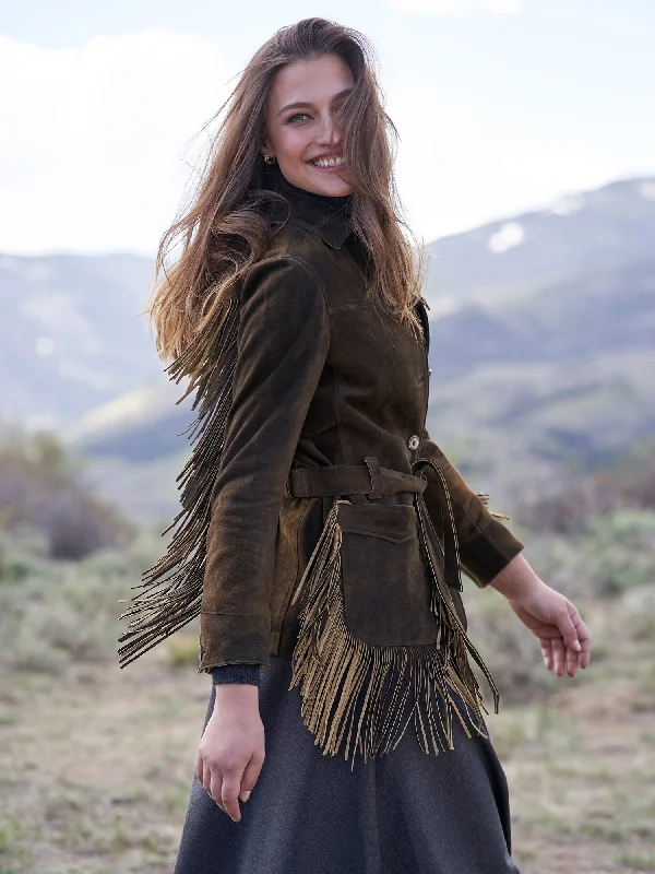 Trendy Outfits At Exclusive Discounts – Don't Miss Out Wild Horses Fringe Leather Jacket
