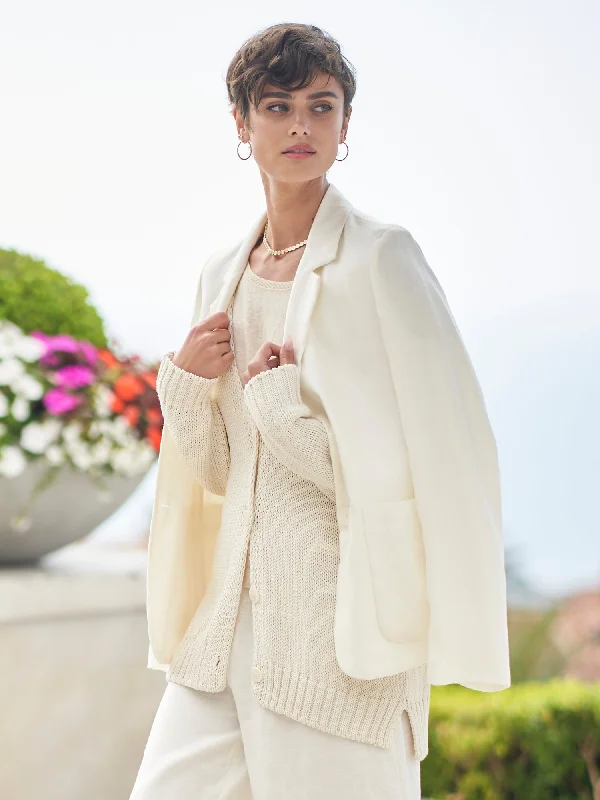 Fashionable Women's Clothing Leticia Linen Jacket
