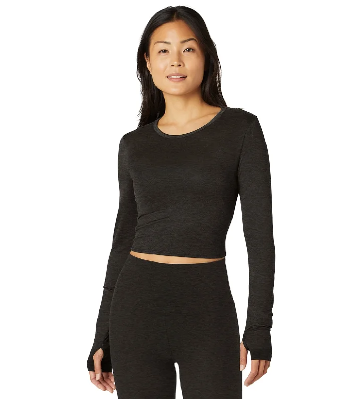 Women's Attire Hot Deals Beyond Yoga Featherweight Sunrise Cropped Pullover