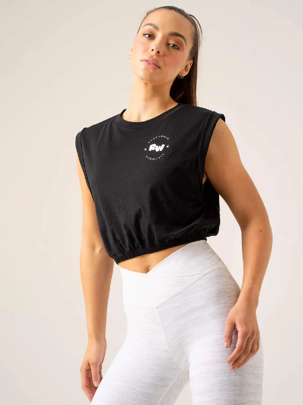 Classic Women's Clothing Styles Vintage Style Deals Momentum Tank - Black