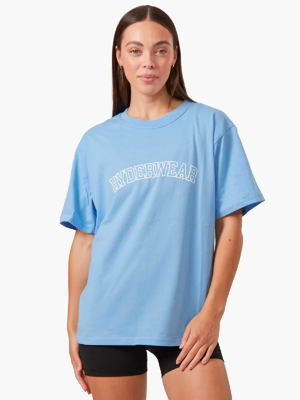 Women's Apparel And Garments Special Offers Oversized T-Shirt - Sky Blue