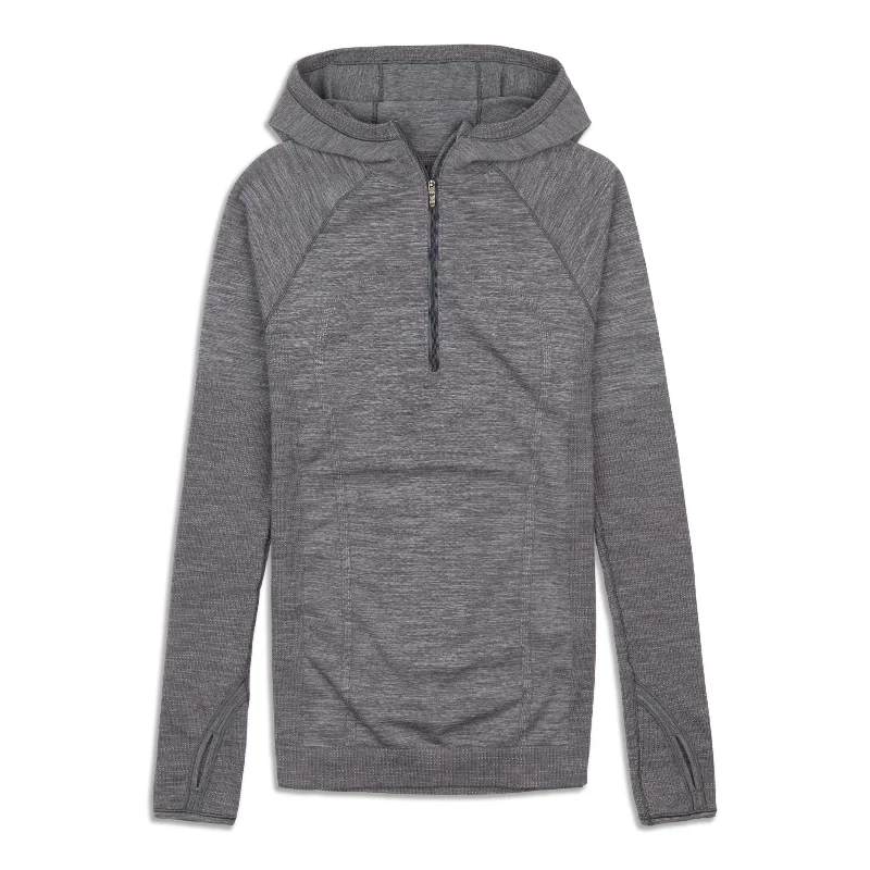 Plus-Size Women's Garments Hot Brand Discounts Swiftly Wool Hooded Half Zip Shirt - Resale Plus-Size Women's Garments Hot Brand Discounts Swiftly Wool Hooded Half Zip Shirt - Resale