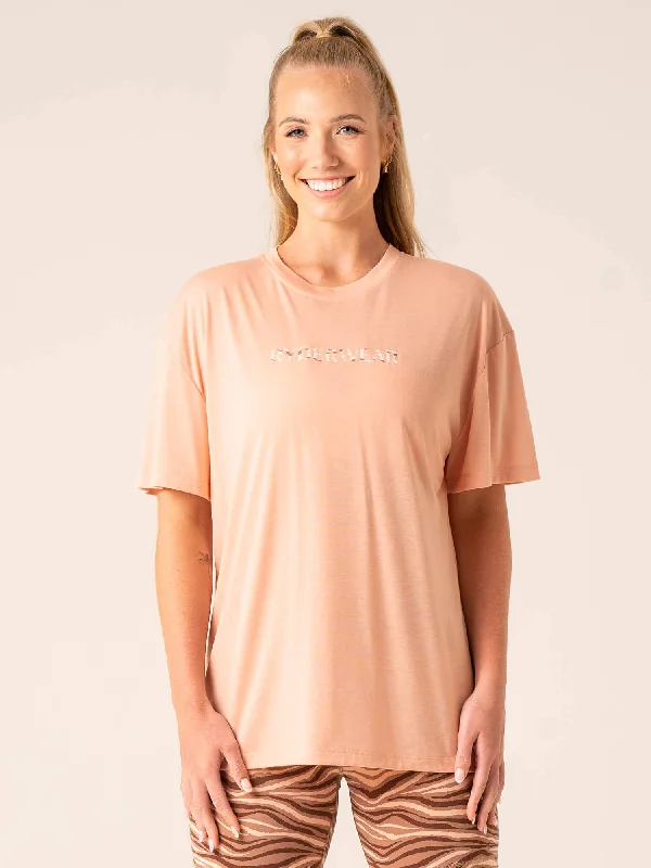 Classic Women's Apparel Spring Offer Unstoppable Oversized T-Shirt - Peach