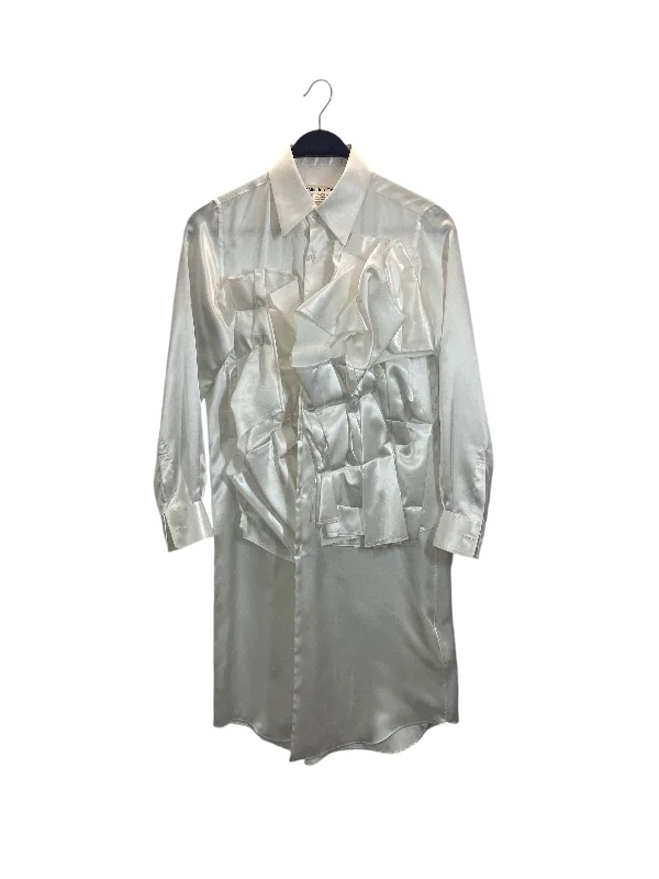 Women's Everyday Attire Trendy Threads COMME des GARCONS/LS Dress/XS/Polyester/WHT/GL-B012-051-3-1 Women's Everyday Attire Trendy Threads COMME des GARCONS/LS Dress/XS/Polyester/WHT/GL-B012-051-3-1