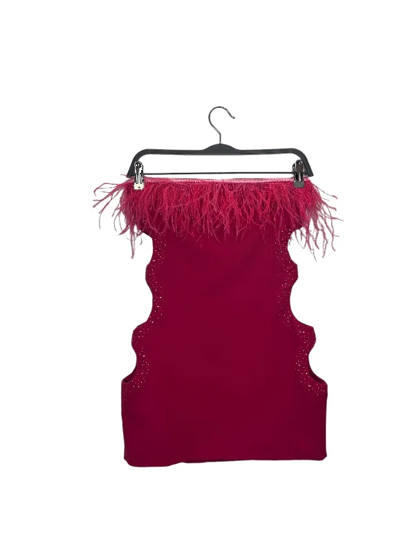 Women's Attire Buy More, Save More GUIZIO/Dress/XS/PNK/FEATHERS ON TOP