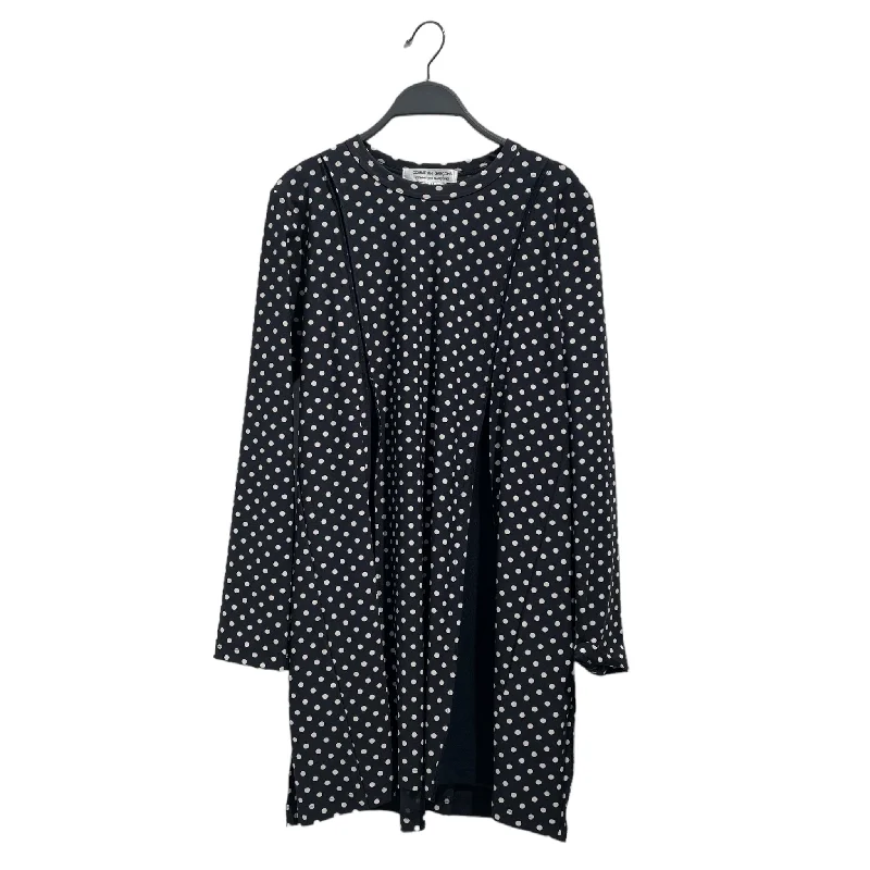 Women's Clothing For Special Occasions Street Style Discounts COMME des GARCONS/LS Dress/M/Polka dot/Cotton/NVY/