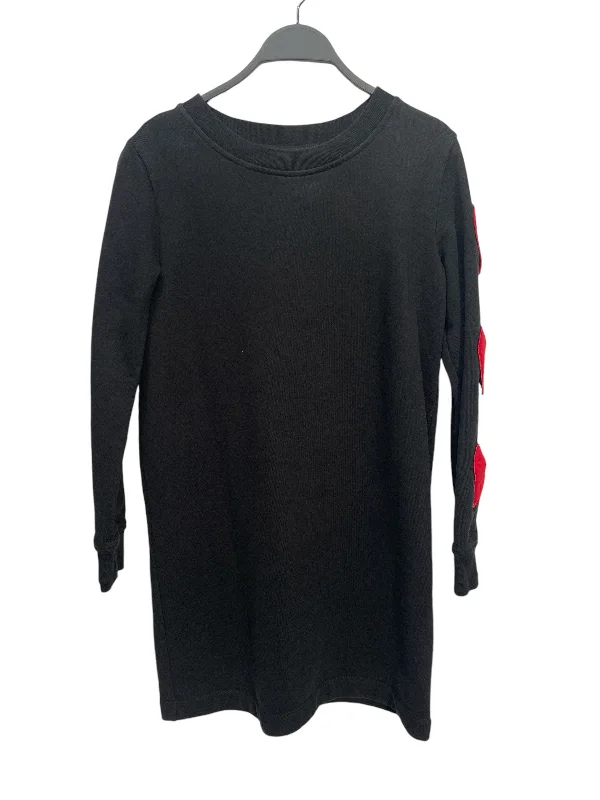 Women's Holiday Apparel Trend Alert LOVE MOSCHINO/Dress/8/Cotton/BLK/hearts