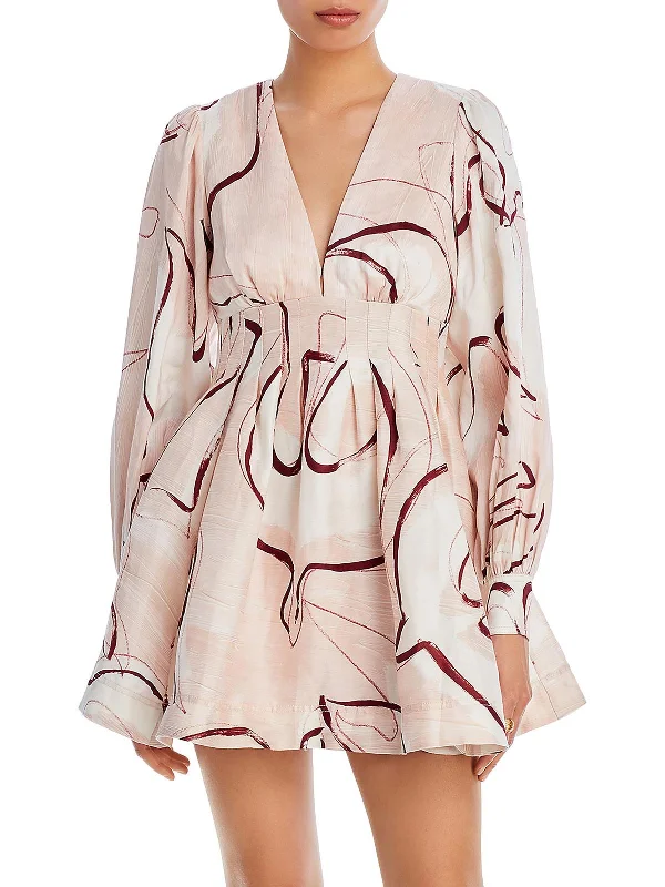 Sustainable Women's Clothes Top Brand Discounts Amelia Womens Printed Short Fit & Flare Dress Sustainable Women's Clothes Top Brand Discounts Amelia Womens Printed Short Fit & Flare Dress