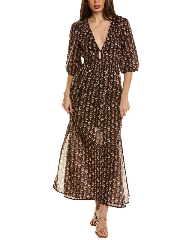 Women's Transitional Apparel Chic Style, Always In Vogue Auguste Ariah Lee Maxi Dress