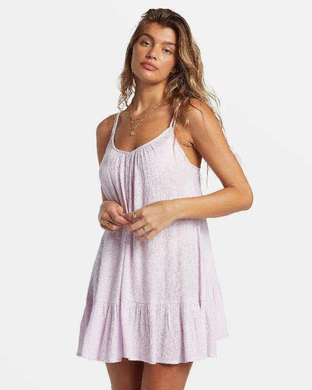 Women's Night-Out Outfit Fashion Forward Beach Vibes Beach Cover-Up - Iced Lavender