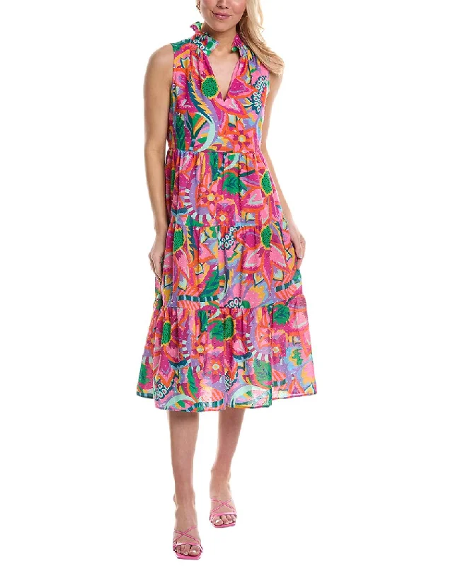 Women's Relaxed Outfit Hot Brand Discounts CROSBY by Mollie Burch Wesley Midi Dress