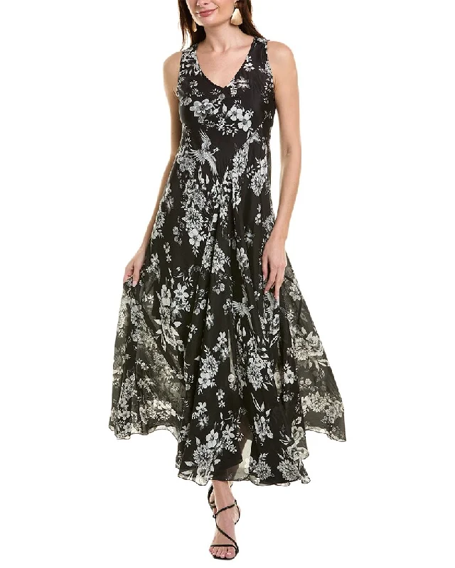Women's Travel Garments Contemporary Chic Promotions Johnny Was Dreamer Silk Bias Maxi Dress
