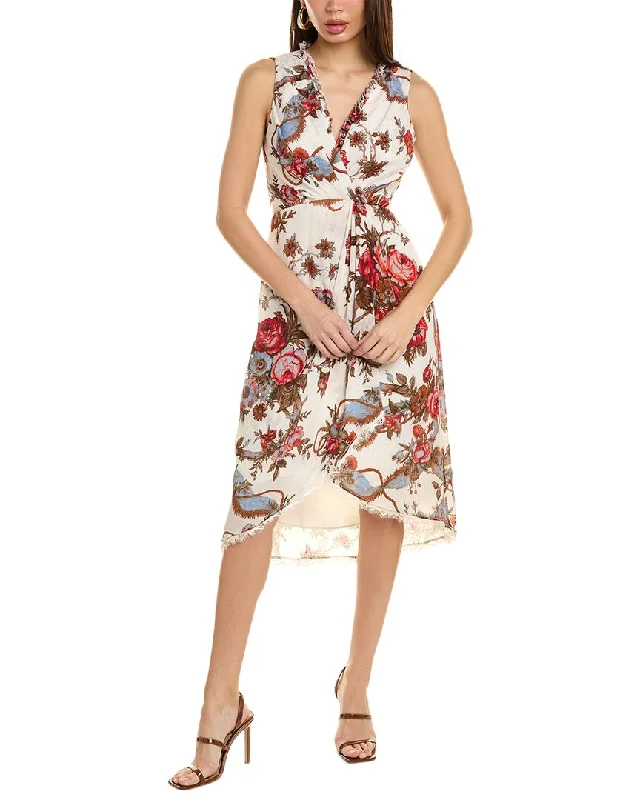 Stylish Women's Apparel Insane Discount Onslaught Kobi Halperin Carine Printed High-Low Dress