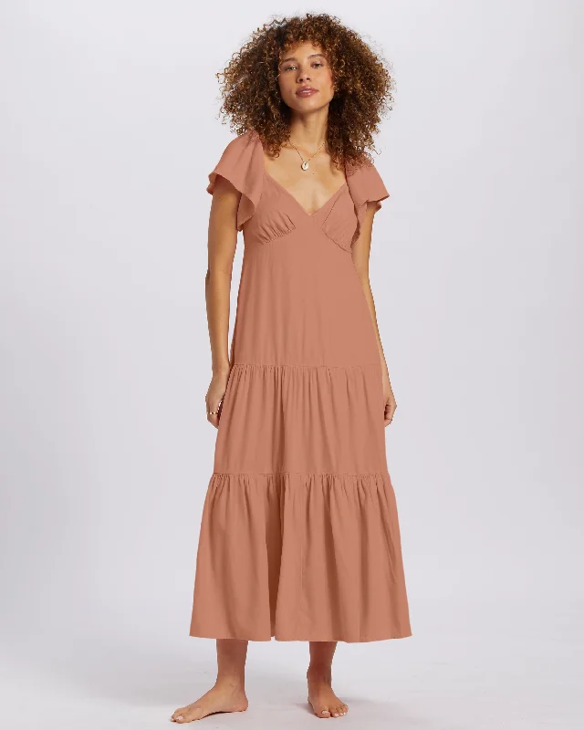 Women's Athletic Apparel Cool Prices Last Light Dress - Sandstorm