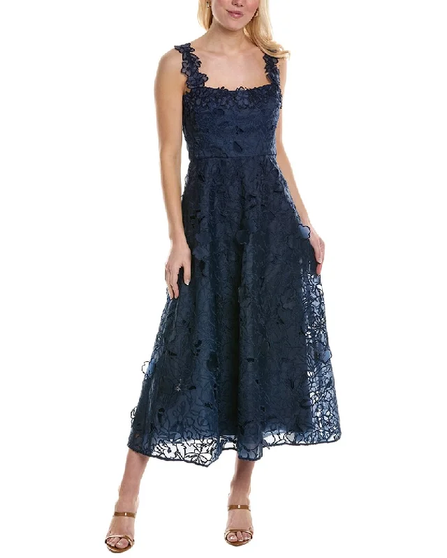 Women's Clothing And Garments Sets Sophisticated Street Style Offers ML Monique Lhuillier Juliette Organza Maxi Dress