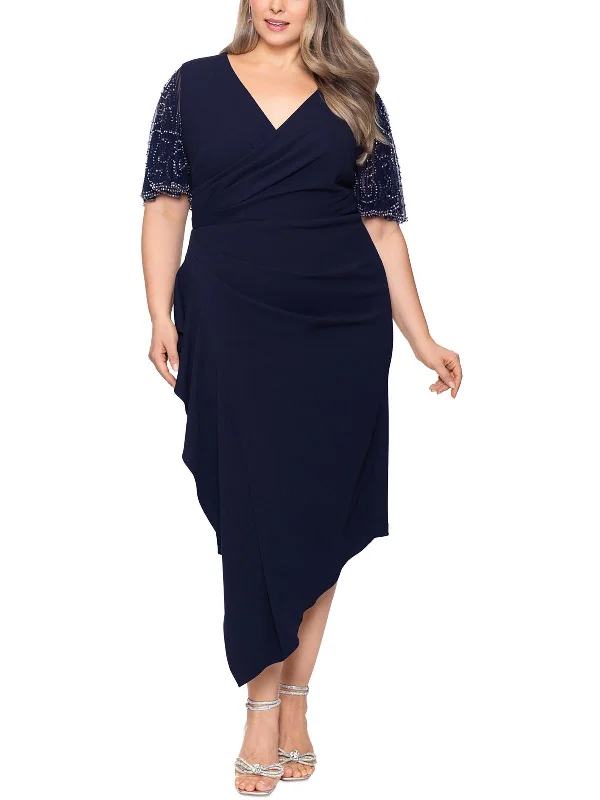 Classic Women's Clothing Styles Style Without Limits Plus Womens Embellished Polyester Sheath Dress Classic Women's Clothing Styles Style Without Limits Plus Womens Embellished Polyester Sheath Dress