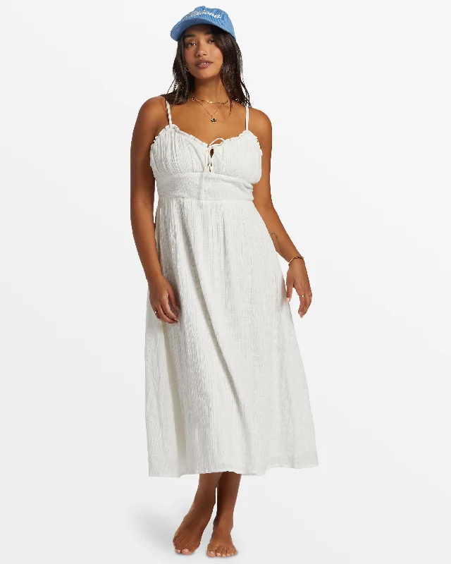 Women's Chic Outerwear Outfit New Styles Just In Pretty Perfect Sweetheart Midi Dress - Salt Crystal Women's Chic Outerwear Outfit New Styles Just In Pretty Perfect Sweetheart Midi Dress - Salt Crystal