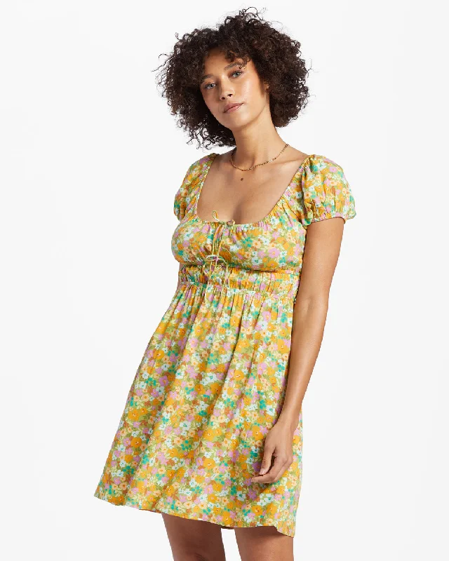 Women's Elegant Evening Outfit Big Discounts Sun Kissed Dress - Palm Green
