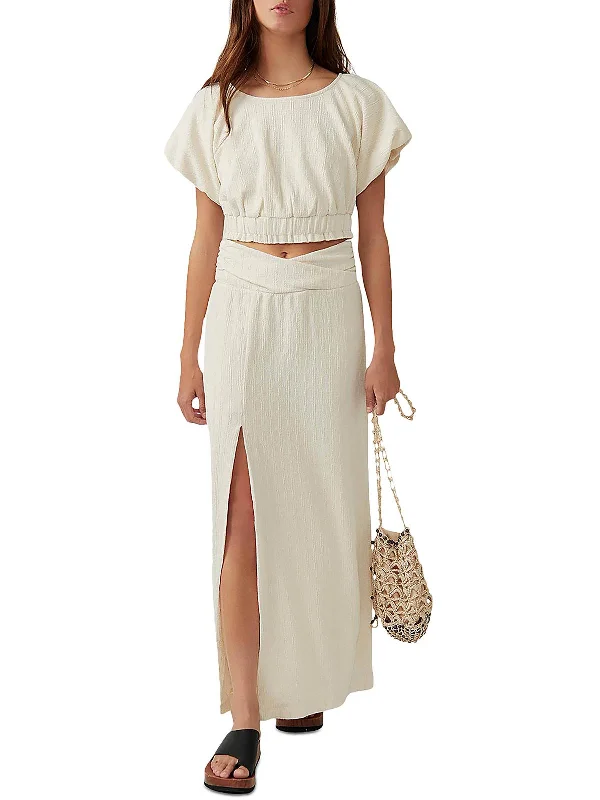 Women's Transitional Clothes Limited Stock Tovah Womens 2PC Set Puff Sleeves Two Piece Dress Women's Transitional Clothes Limited Stock Tovah Womens 2PC Set Puff Sleeves Two Piece Dress