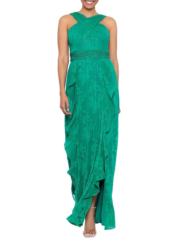 Stylish Women's Outerwear Apparel Modern Chic Discounts Womens Chiffon Burnout Evening Dress Stylish Women's Outerwear Apparel Modern Chic Discounts Womens Chiffon Burnout Evening Dress