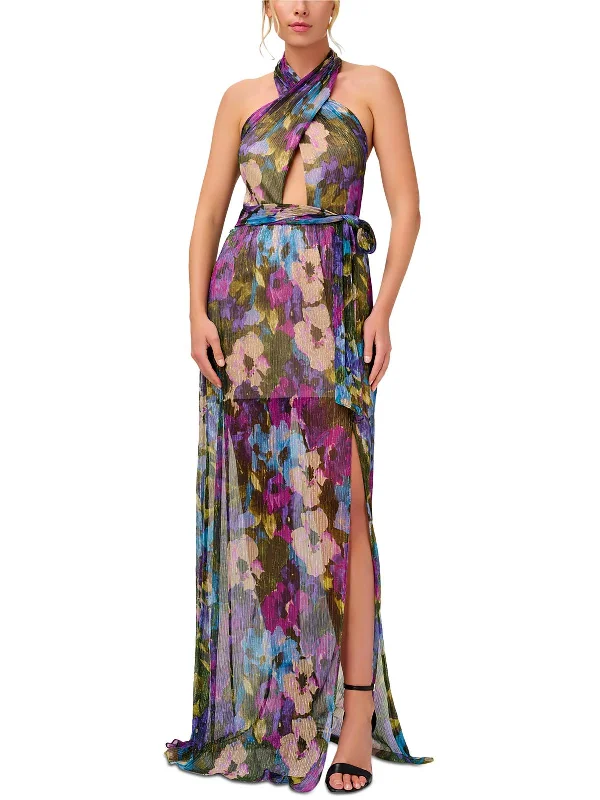 Women's Vintage-Inspired Clothing Limited-Time Offer Womens Halter Long Evening Dress