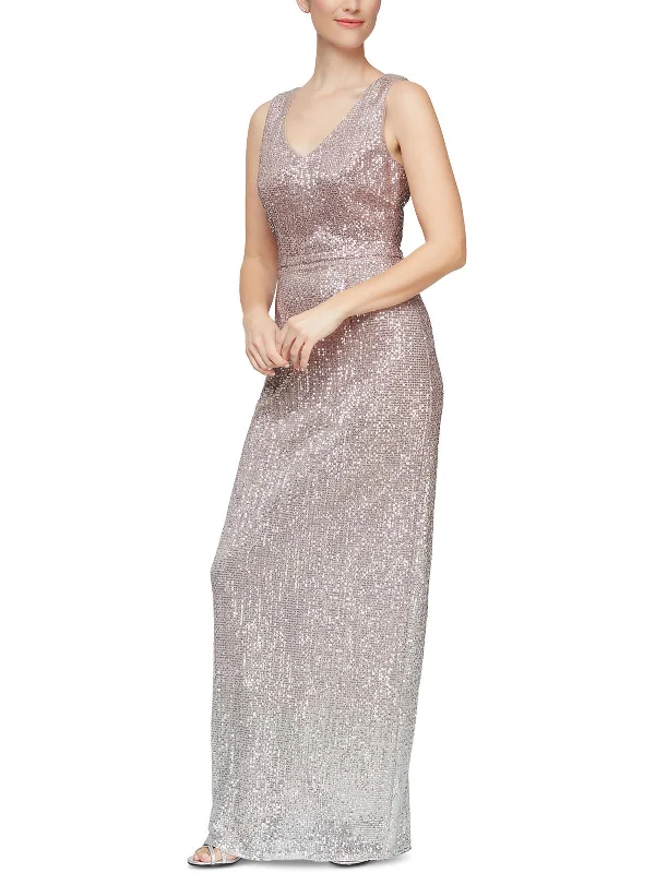 Women's Trendy Outfit Shop Sale Items Womens Sequined Polyester Evening Dress