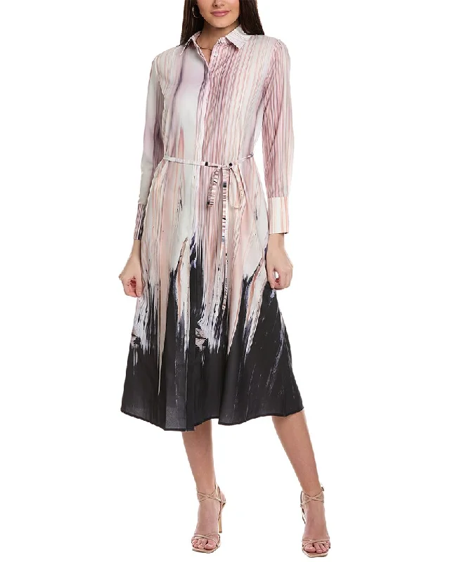 Women's Weekend Outfit Seasonal Sale YAL New York Belted Shirtdress