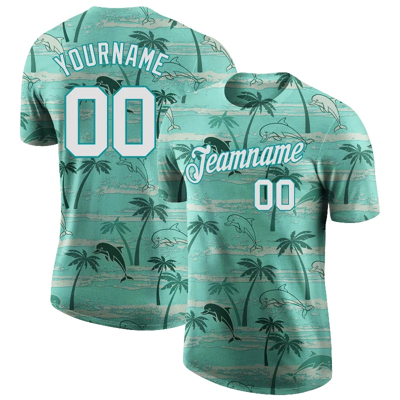 Bold And Trendy Gender-Neutral Outfits Fashion Essentials Custom 3D Pattern Design Hawaii Palm Trees Performance T-Shirt Bold And Trendy Gender-Neutral Outfits Fashion Essentials Custom 3D Pattern Design Hawaii Palm Trees Performance T-Shirt